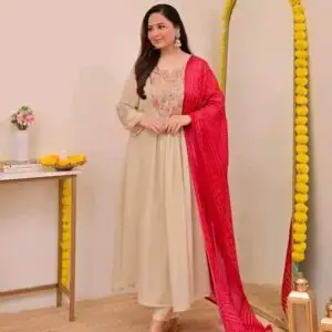 Kurti With Dupatta & Bottomwear