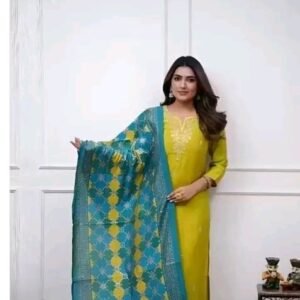 Kurti With Dupatta & Bottomwear